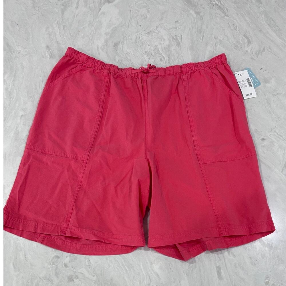 Liz & Me Coral 18-20 Adjustable waist shorts NWT